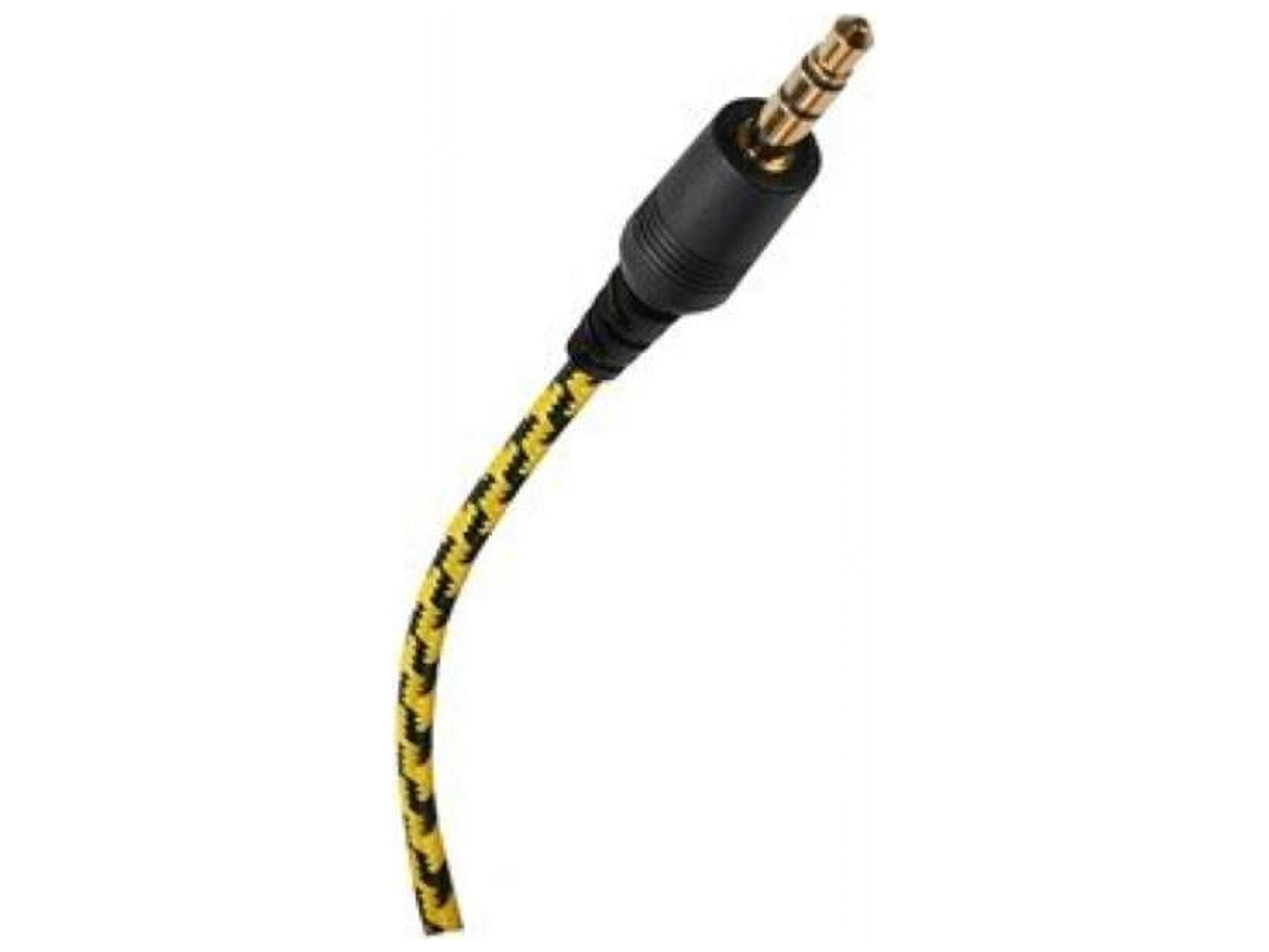 Stanley Braid stanley braided 3.5mm auxiliary stereo audio cable 6 feet, tanglefree ...