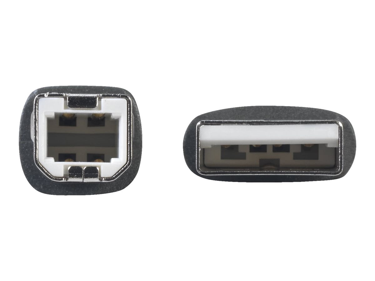 staples 6' silver series a/b usb cable