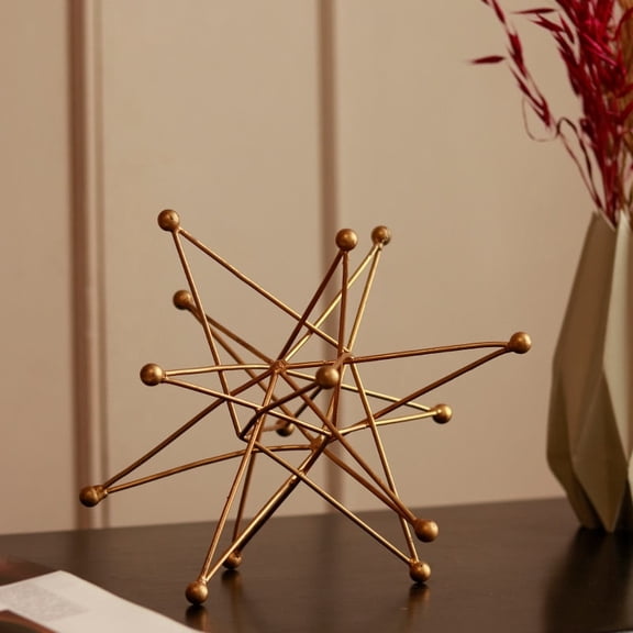 Star Artifact Decorative Showpiece | Elegant Star Themed Home Decor Accent | Modern Tabletop Ornament for Living Room Office Shelf and Display Spaces