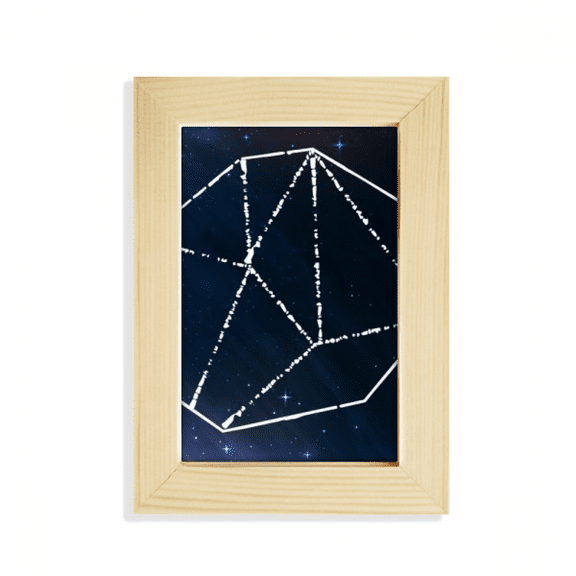 star blue crystal universe fantasy desktop display photo frame picture art painting 5x7 inch