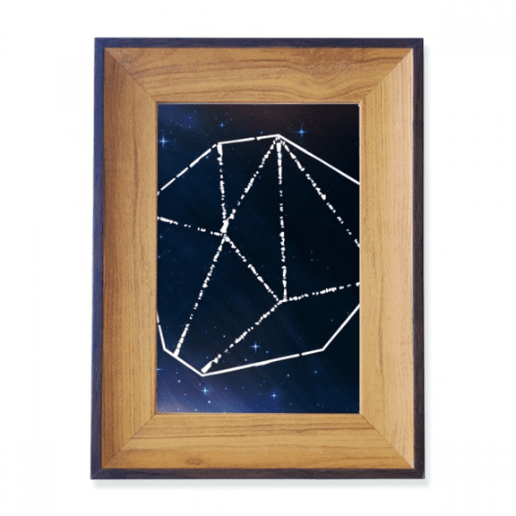 star blue crystal universe fantasy photo frame exhibition display art desktop painting