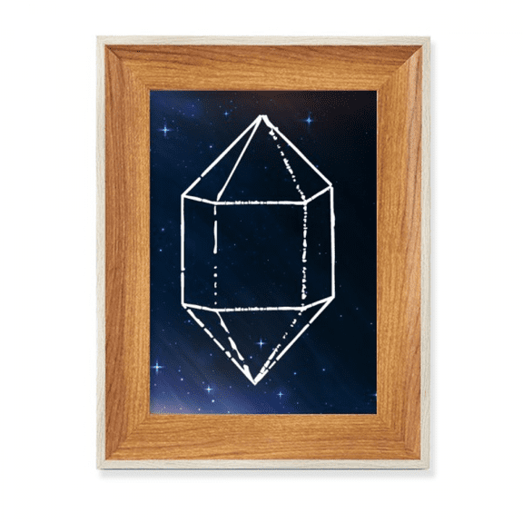 star crystal blue universe fantasy desktop wooden photo frame display picture art painting multiple sets