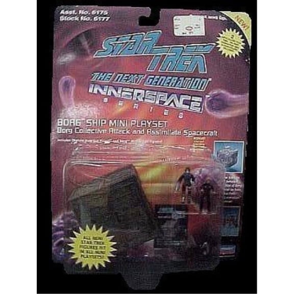 Star Trek the Next Generation Innerspace Series Borg Ship Mini Playset