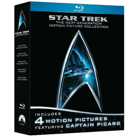 star trek: the next generation motion picture collection (first contact / generations / insurrection / nemesis) [blu-ray]