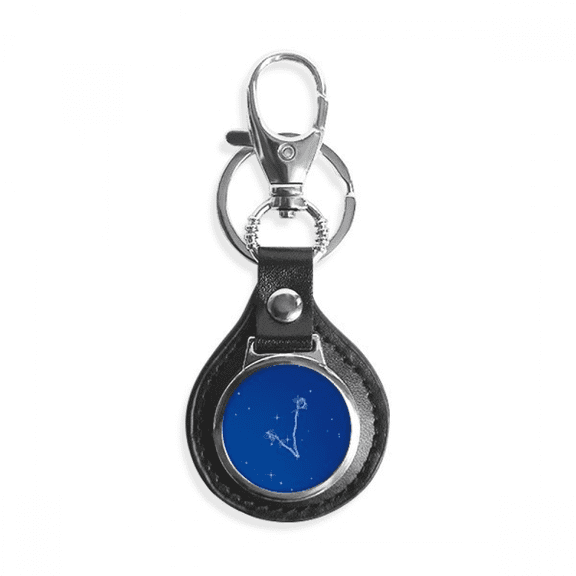 star universe constellation pattern key link chain keyholder finder hook metal