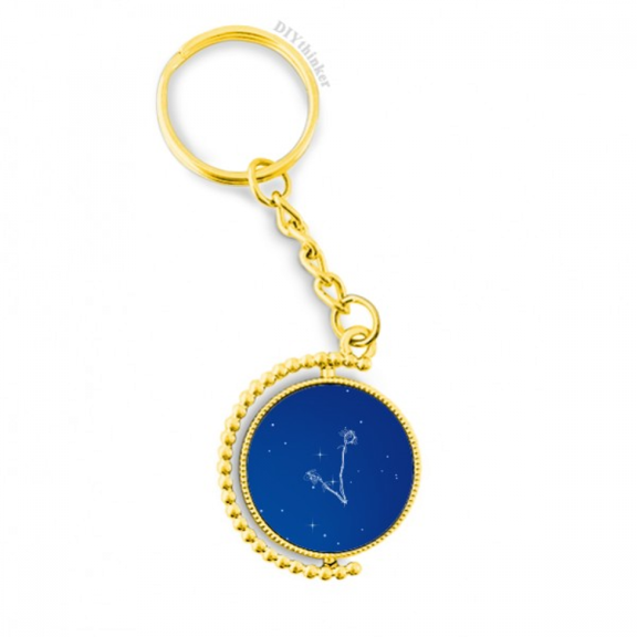 star universe constellation pattern metal connector key chain  accessory en keyholder