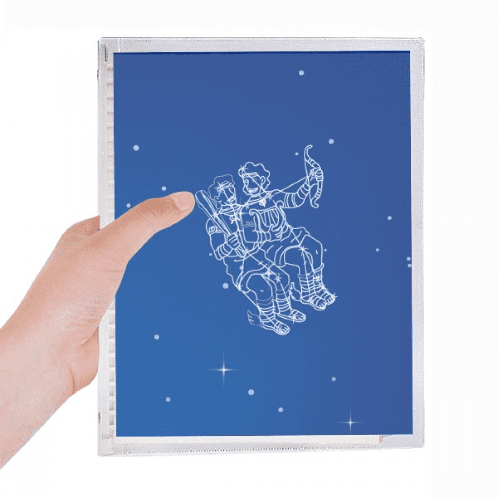 star universe geni constellation pattern notebook loose diary refillable journal statiry