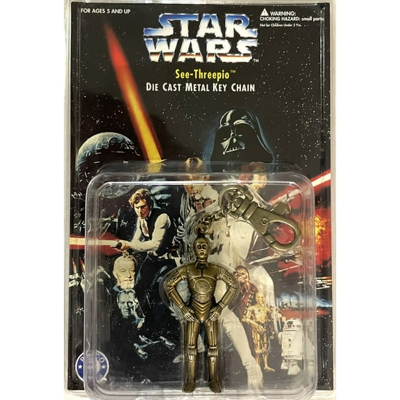 Star Wars Die Cast C-3PO Keychain
