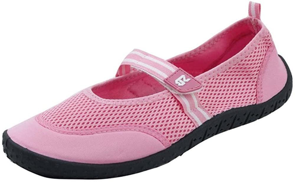 starbay Women's Slip-On Water Shoes with Velcro Strap Size 11 Pink ...