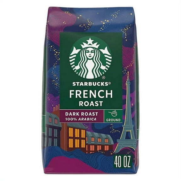 starbucks dark french roast ground coffee 40 oz