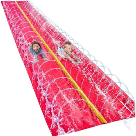 H2OGO! Backyard Fun Aquatic Tsunami Splash Ramp 16 Ft. Triple Water ...