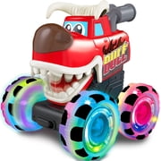 stargo - Bull Monster Truck Toys - Light Up Chomping Pull Back Truck | Birthday Gifts for Toddlers, Boys Toys, Monster Truck Children s Toys for Kids, Boys, Girls Ages 3-5 4-6 5-7 4-8