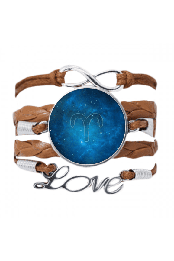 starry night aries zodiac constellation bracelet love chain ornament wristband
