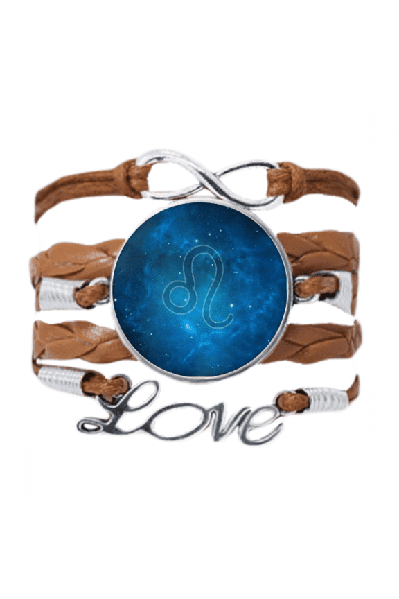 starry night leo zodiac constellation bracelet love chain ornament wristband