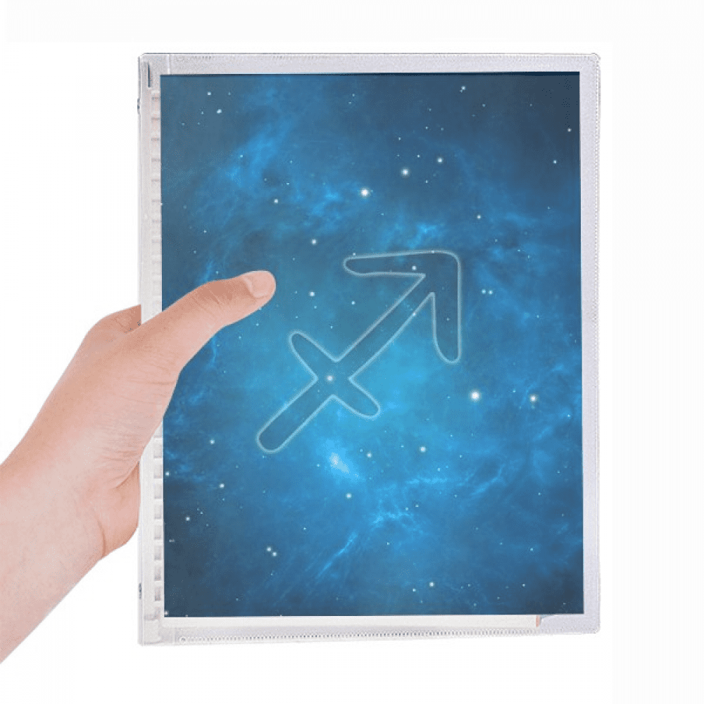 starry night sagittarius zodiac constellation notebook loose diary refillable journal statiry