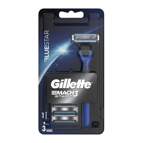start Razor for Men, 1 Razor Handle + 3 Blade Refill
