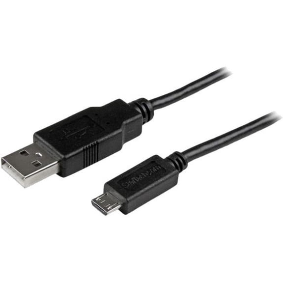 startech.com 0.5m mobile charge sync usb to slim micro usb cable for smartphones and tablets - a to micro b