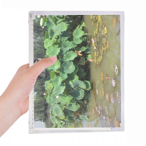 status lotus lake notebook loose diary refillable journal statiry