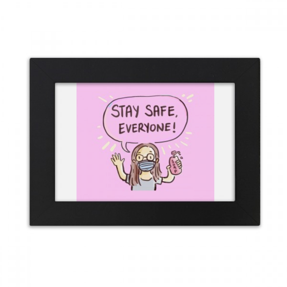 stay safe every facehead respirator desktop photo frame ornaments picture art painting