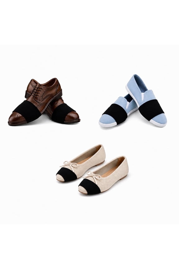 3 Pairs Shoe Socks Over Sneakers Shoe Covers for Smooth Floors Sliders Ballet Dancers Turning Socks,Black