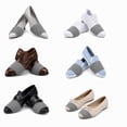 thumbnail image 1 of stcellnmex 6 Pairs Shoe Socks Over Sneakers Shoe Covers for Smooth Floors Sliders Ballet Dancers Turning Socks,Gray, 1 of 7