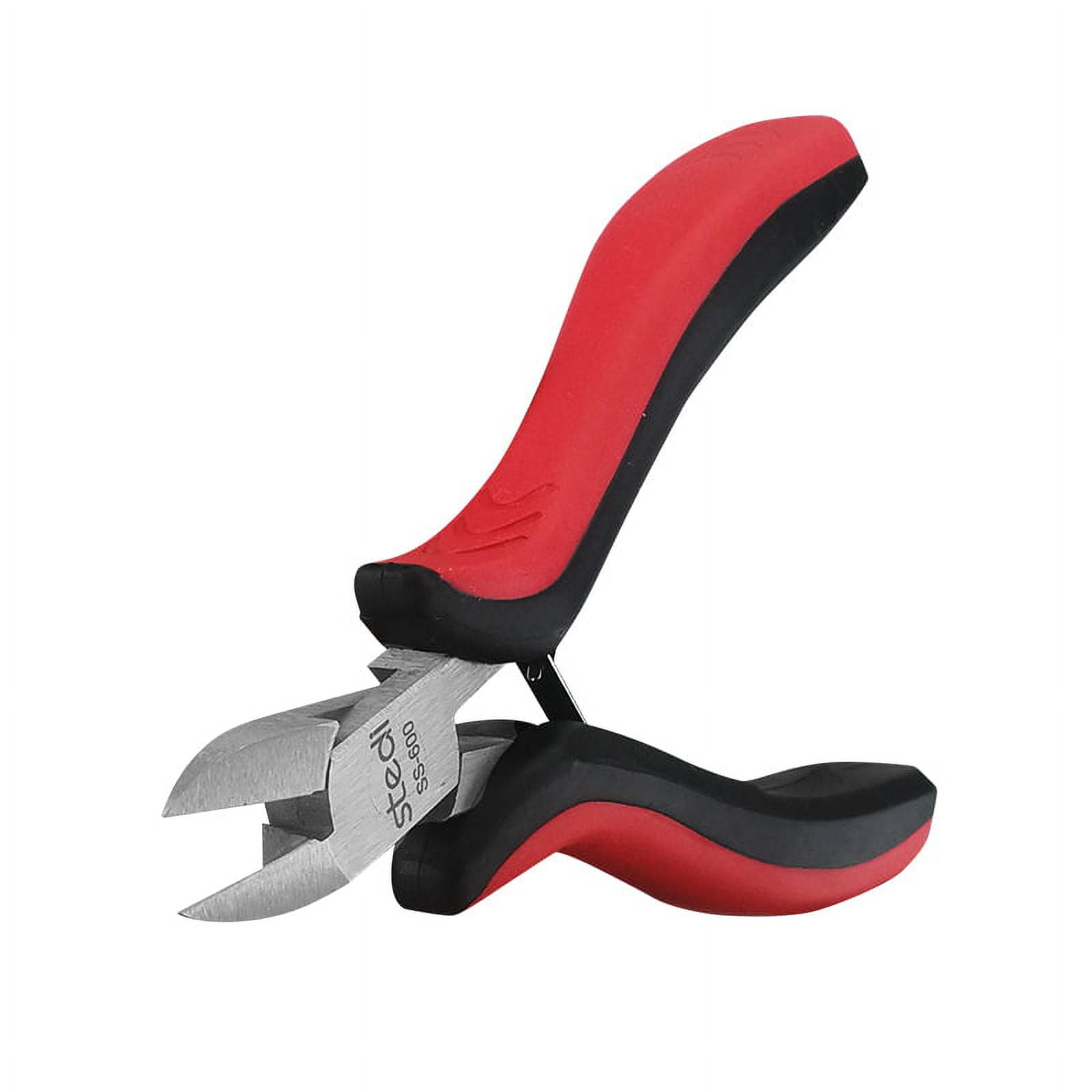 3.5 Inch Red Mini Wire Cable Cutters Cutting Side Snips Work Flush Pliers  Lock Hand Tools Nipper With Diagonal Electrical B6H5 