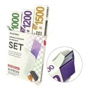 stedi Hobby Model Tools Sticky Sandpaper, Waterproof Wet/Dry Replaceable Reuse Sandpaper 1000 1200 1500 Grit for Plastic Models, Gunpla, 60 PCS