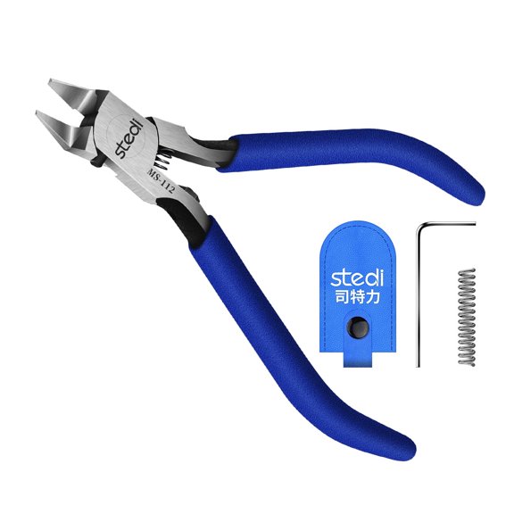 stedi Model Nipper, Ultra-thin Double-blades Nippers with Protective Case Model Hobby Making Tools for Gundam Repairing Plastic Model and Fixing