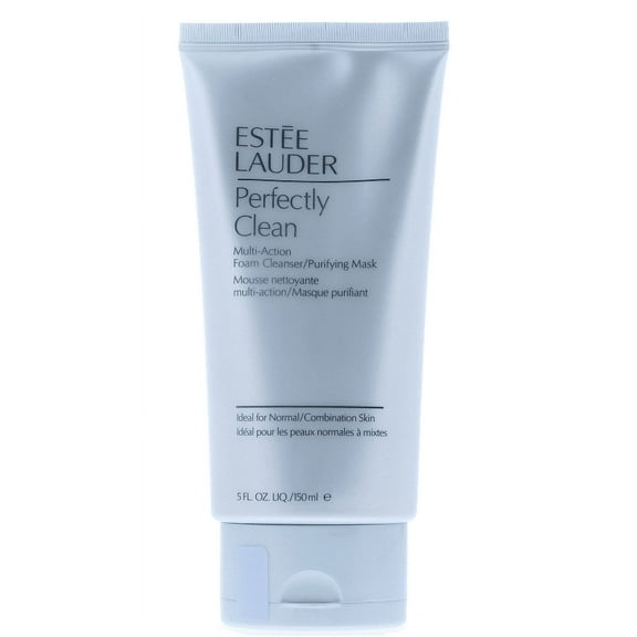 Estee Lauder Perfectly Clean Multi-Action Foam Cleanser/Purifying Mask, 5 Ounce