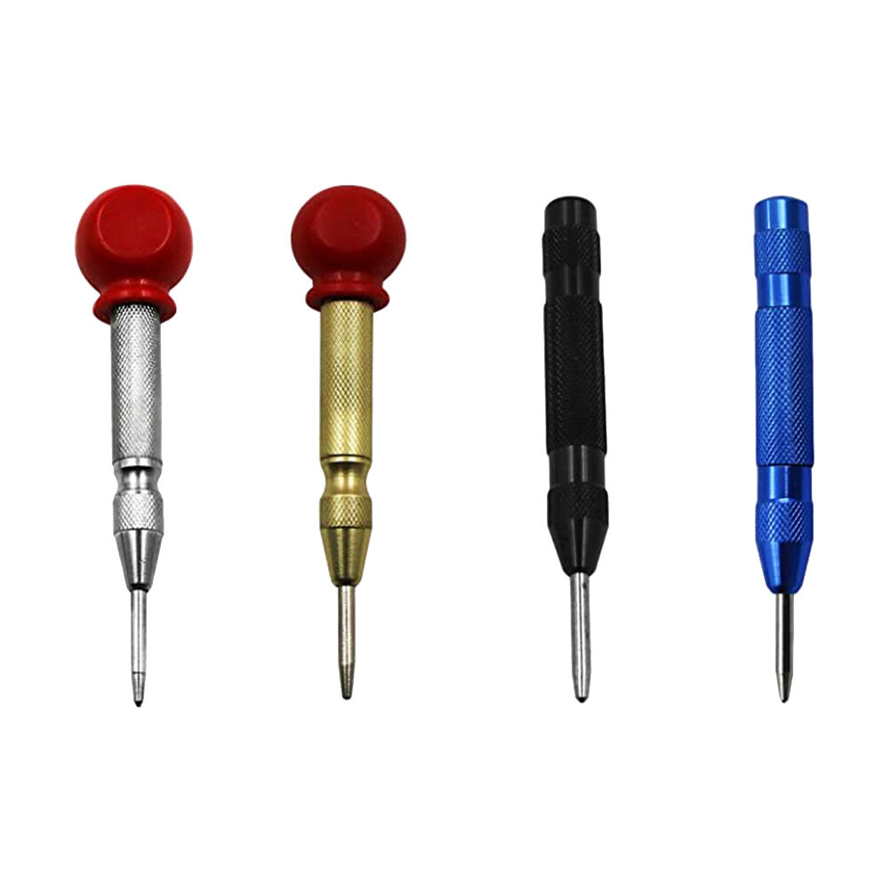steel center punch 4pcs Super Strong Center Hole Punch Automatic Center