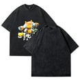 thumbnail image 1 of steel paws T-Shirt Summer Crew Neck Short Sleeve T-Shirt Unisex Street Fashion Clothing Tops, 1 of 6