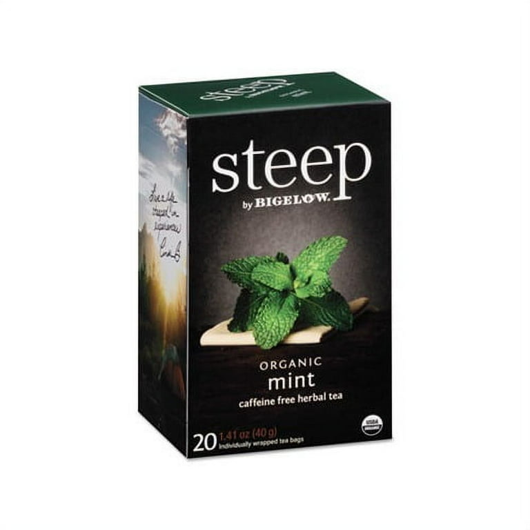 steep Tea, Mint, 1.41 oz Tea Bag, 20/Box steep Tea, Mint, 1.41 oz Tea Bag, 20/Box