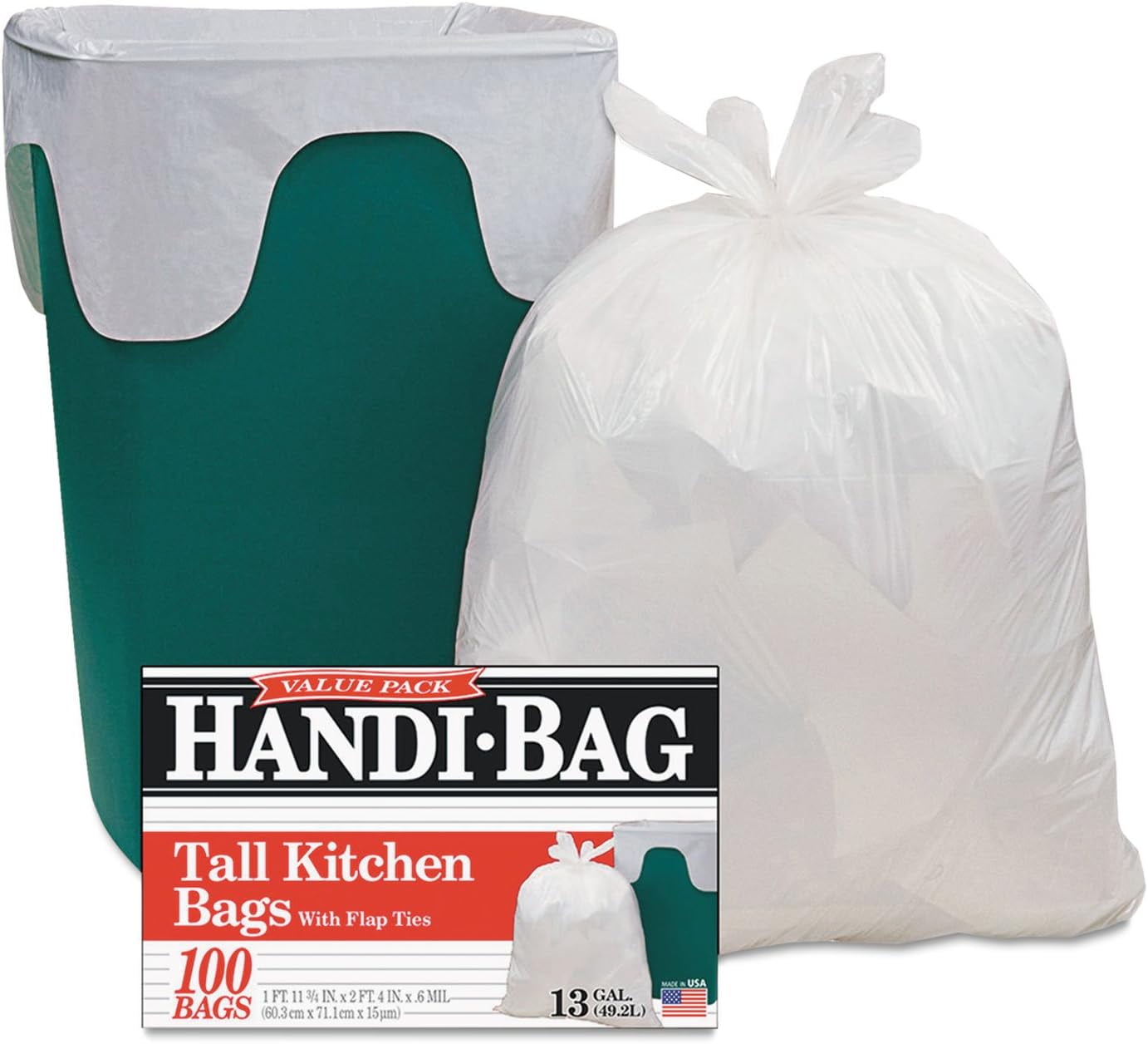 ster Flap Tie Tall Kitchen Bags