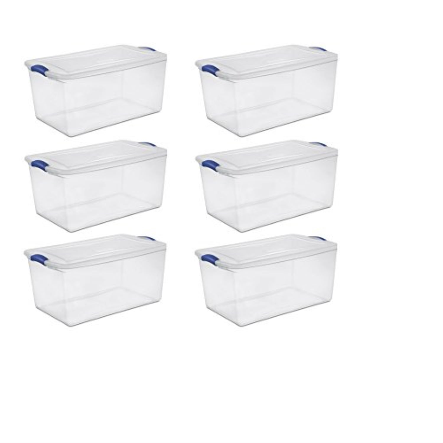 Sterilite 66 Qt. Ultra™ Storage Box Plastic, Stadium Blue, Set of 4 -  Walmart.com