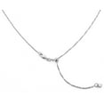 thumbnail image 1 of sterling silver adjustable singapore chain, 1 of 2