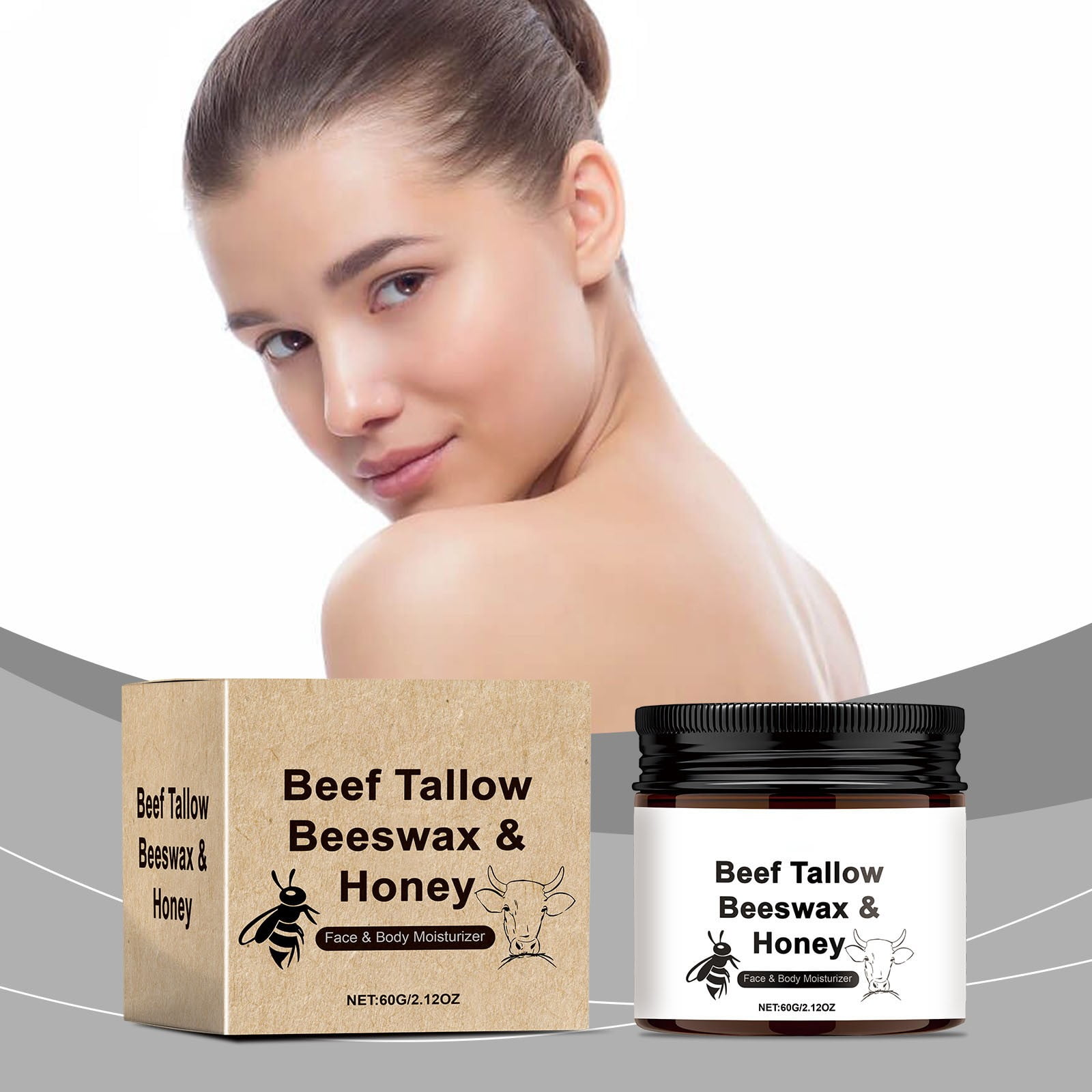 stgrgfhy Health and Beauty Beef Tallow Salve Natural Grass Fed Beef