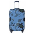 thumbnail image 1 of stingrays Hammerhead shark anchor Luggage Cover Anti Scratch, Elastic Suitcase Protector Suitcase Covers for Luggage Fits 18-32 Inch Luggage, 1 of 5