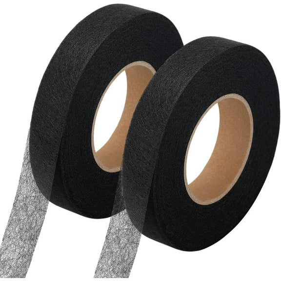stitch witchery hemming tape, 2 Rolls Iron On Fabric Tape 70Yds Each No Sew Hem Tape for Pants Curtains Clothing Repair