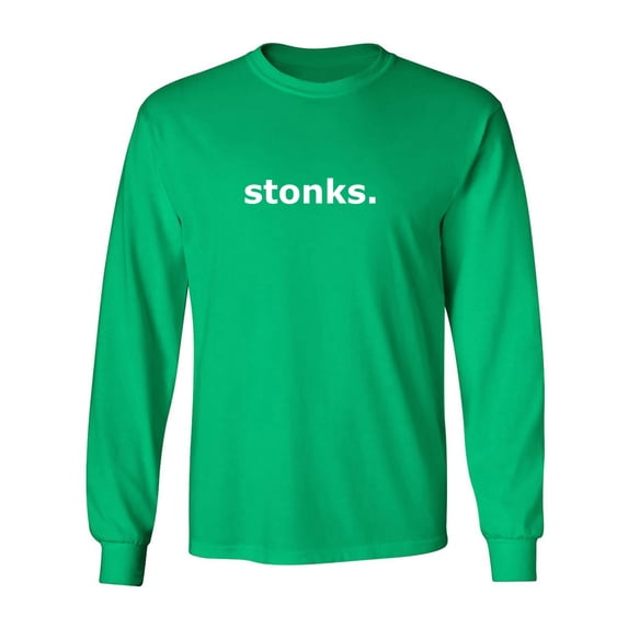 stonks Adult Long Sleeve T-shirt