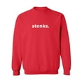 thumbnail image 1 of stonks Crewneck Sweatshirt, 1 of 3