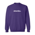 thumbnail image 1 of stonks Crewneck Sweatshirt, 1 of 3