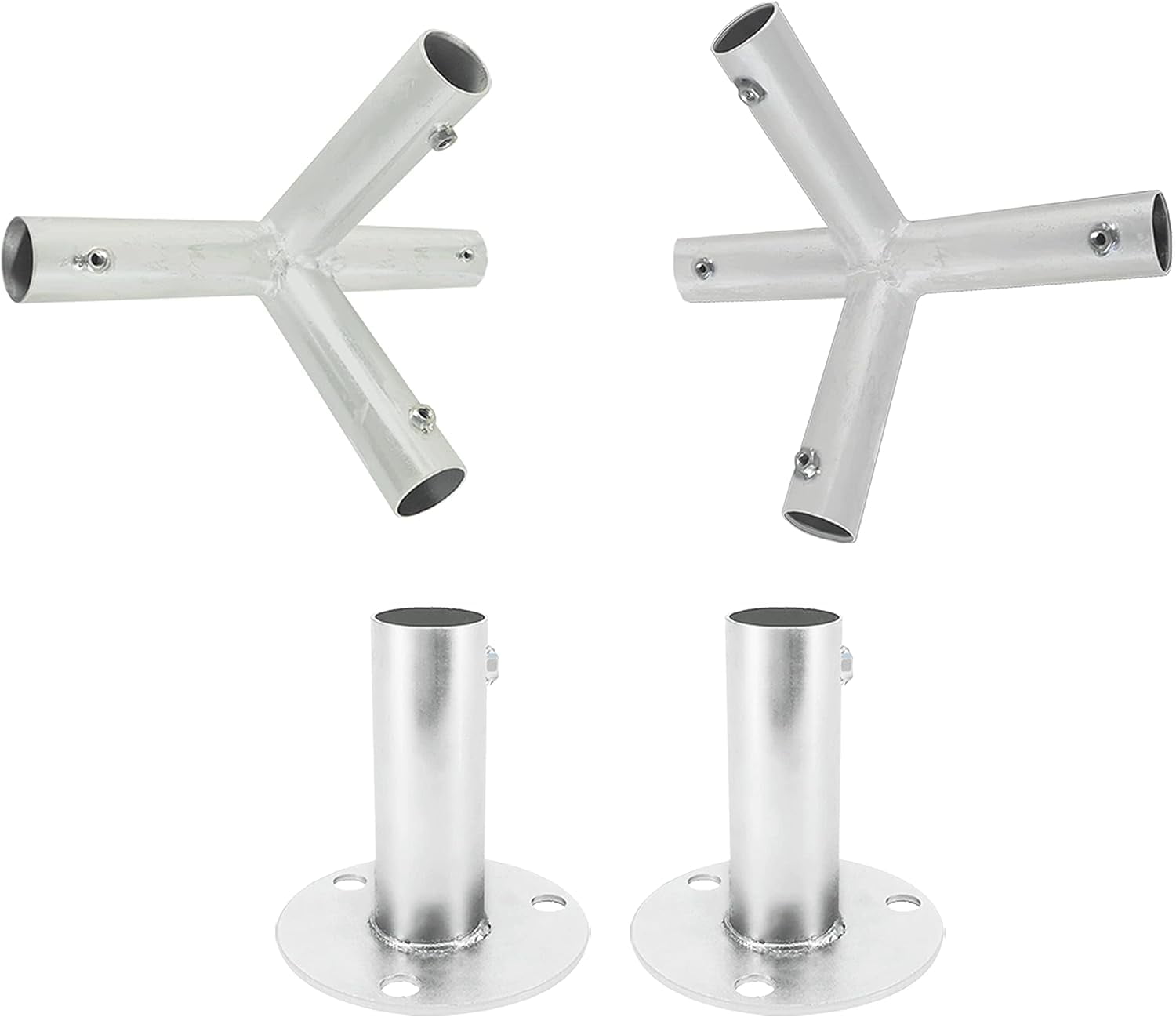 store canopy fittings kit for frame slant roof, low connectors for