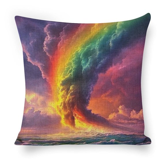 storm clouds Linen toss pillowcase decoration pillowcase gifting preferred 18x18 inch cushion cover sofa pillowcase sofa bedroom living room car