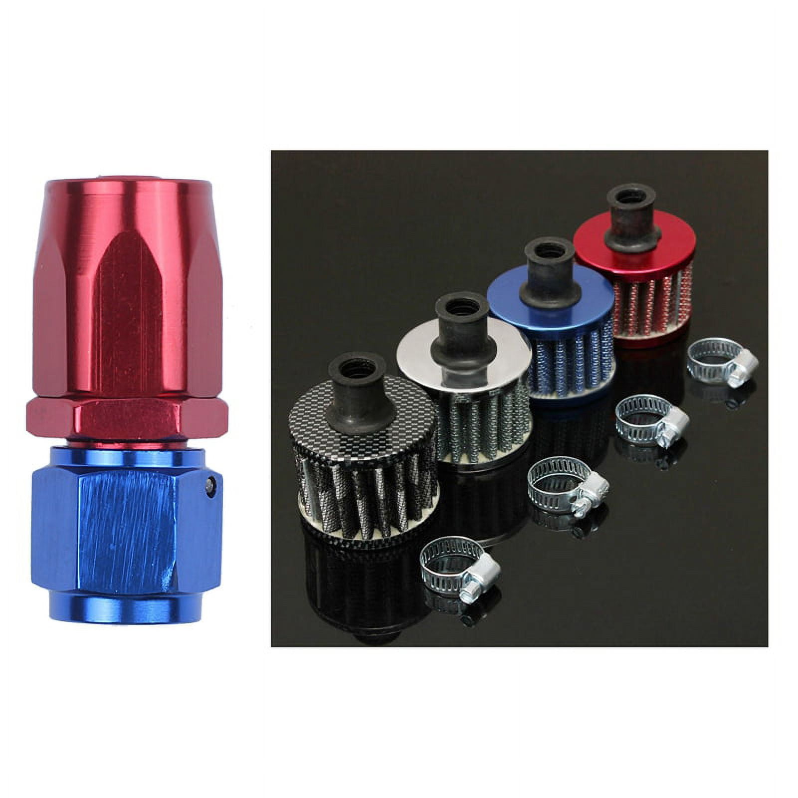 straight Turbo Oil Feed Hose FittingAN6 8mm & 13mm Oil Mini Breather