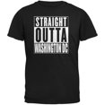 thumbnail image 1 of straight outta washington dc black adult t-shirt, 1 of 1