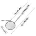 thumbnail image 1 of Strainer Spoon Small Stainless Steel Fine Mesh Strainer Spoon Skimmer, Ultra Fine 100 Mesh Kitchen Cooking Utensil forFrying Filtering Sauces Soup Fat Separator Skimmer, 1 of 9