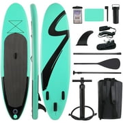 streakboard 10' Inflatable Stand up Paddle Board with SUP Accessories, Backpack, Paddle & Hand Pump