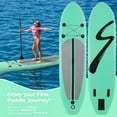 thumbnail image 1 of streakboard 10FT Inflatable Paddle Board Stand Up Paddle Board SUP with Complete Kit Non-Slip Deck, Green, 1 of 6