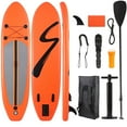 thumbnail image 1 of streakboard Inflatable Stand Up Paddle Board SUP, Non-slip Deck with 3 Fins, 10FT Adjustable Paddle, Backpack, Leash, 1 of 9