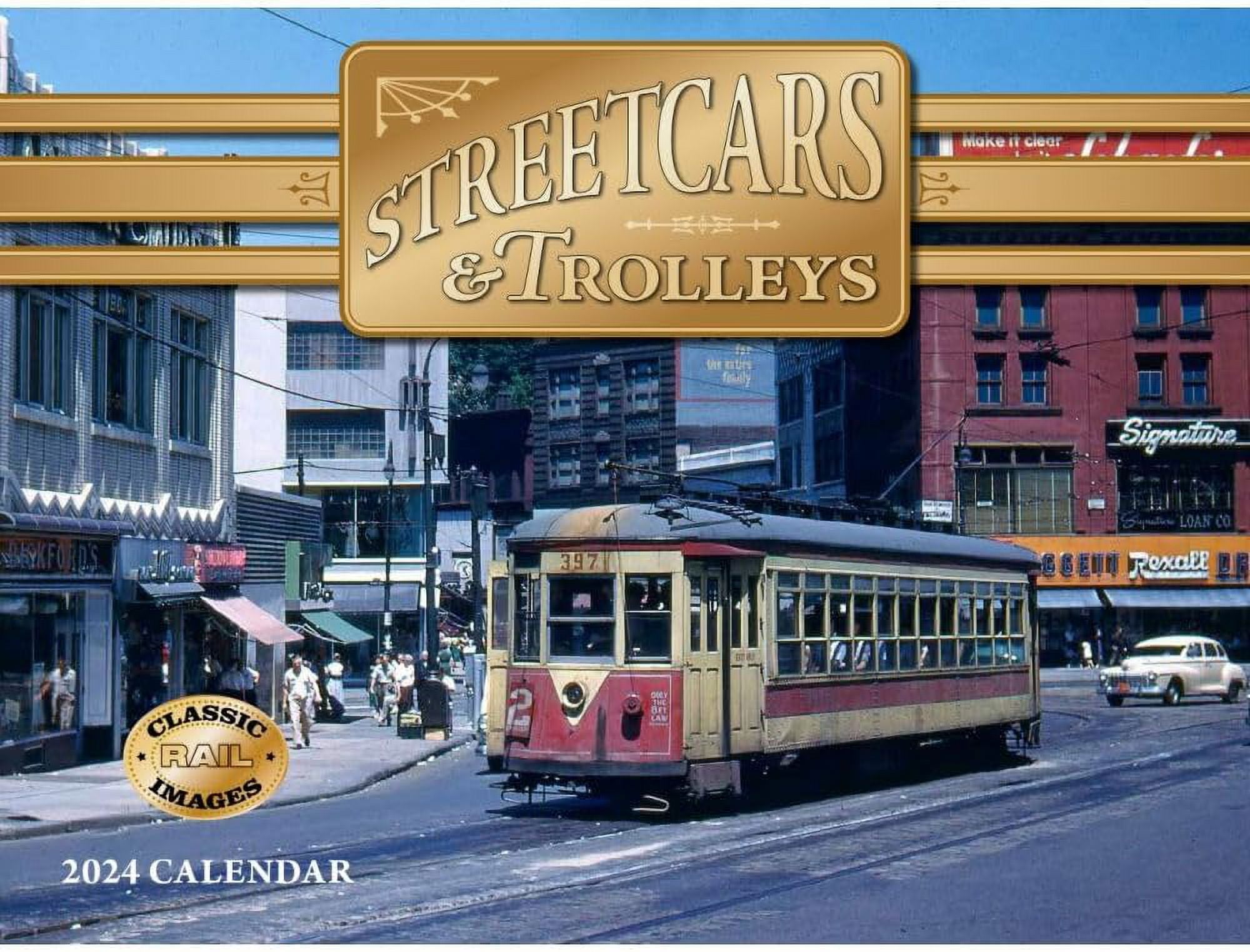 street and trollies 2024 wall calendar
